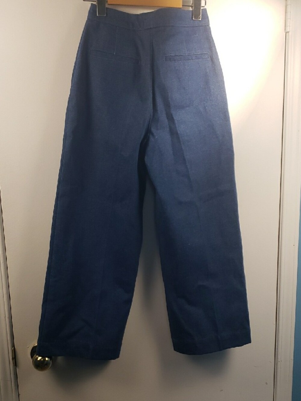 Sezane Emilio trouser in Blue Size Eu 34 Nwot - Picture 5 of 7